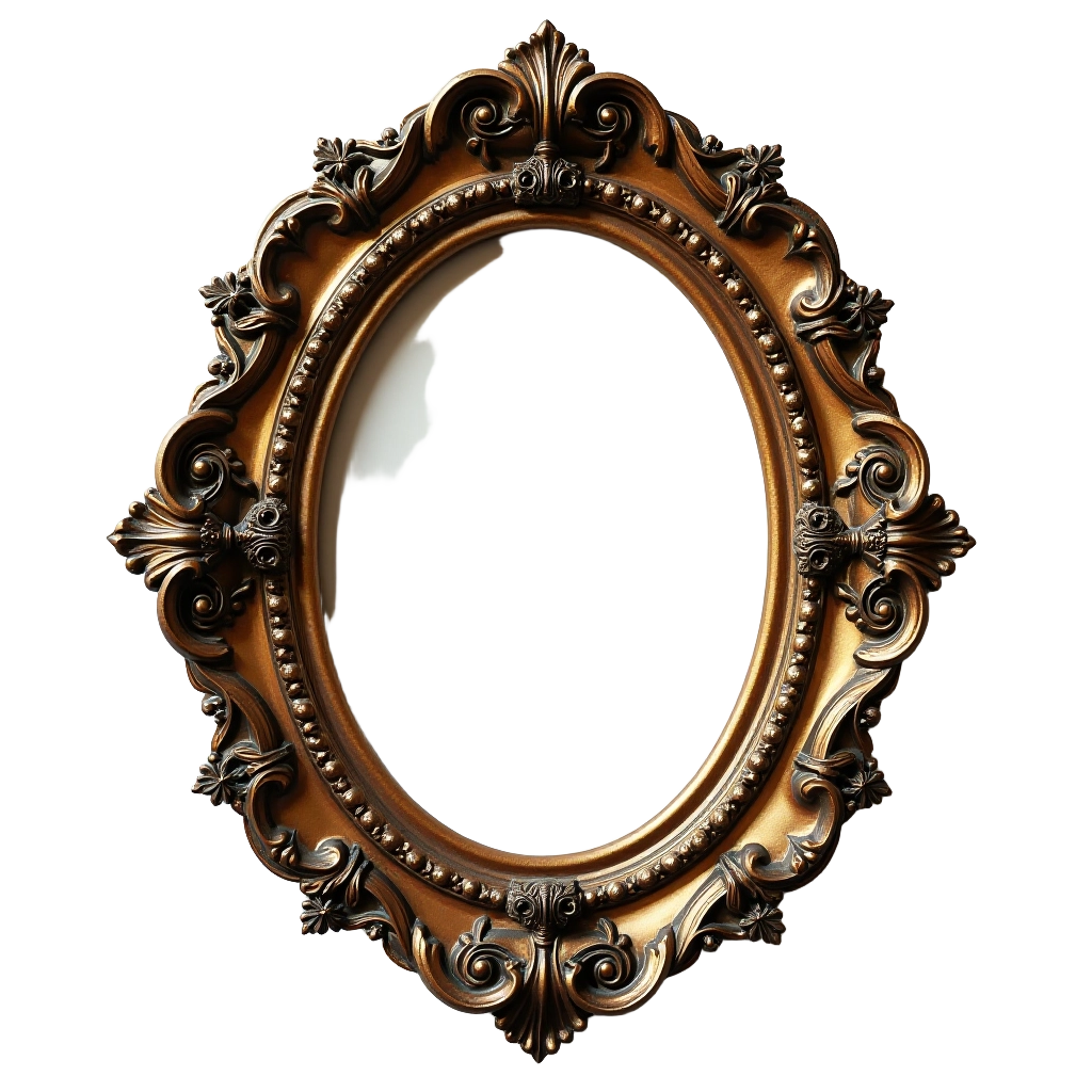 Ornate Oval Frame